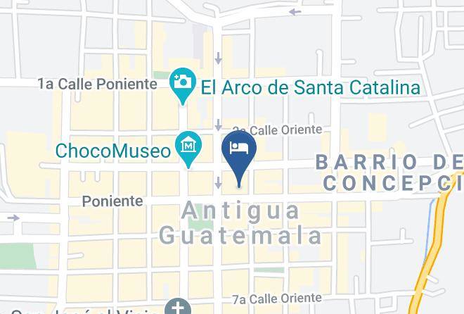 Antigua Guatemala - Hotel Palacio De Dona Leonor Maps