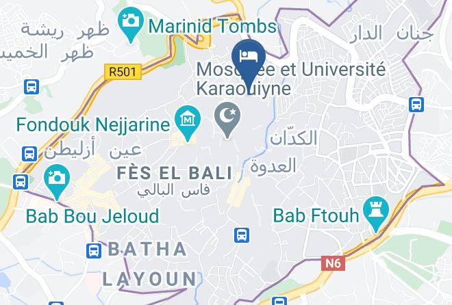 Fez - Palais Amani Maps