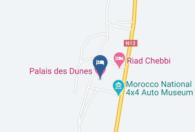 Meknes Tafilalet - Palais Des Dunes Maps