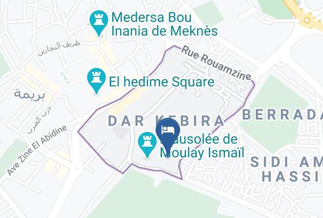 Meknes - Palais Didi Maps