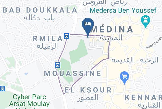 Marrakesh - Palais Donab Maps