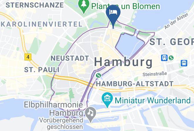 Stadt Hamburg - Palais Esplanade Hamburg Maps