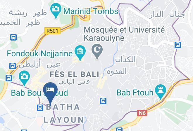 Fez - Palais Laraichi Maps