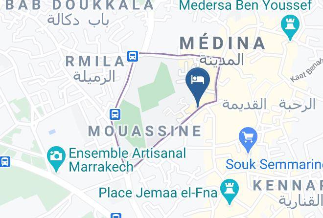 Marrakesh - Palais Riad Lamrani Maps