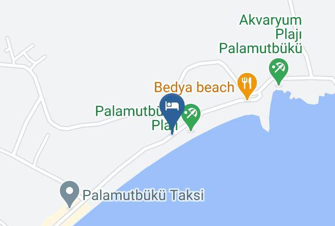 Mugla - Mavi Beyaz Otel Maps