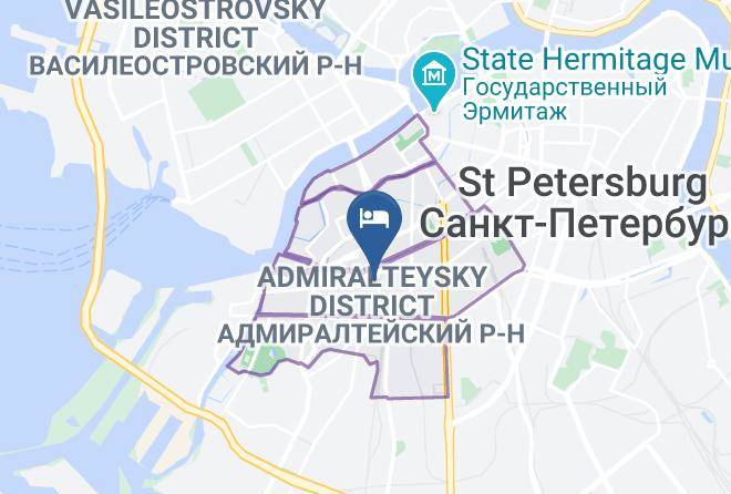 Saint Petersburg - Palantin Hotel Maps