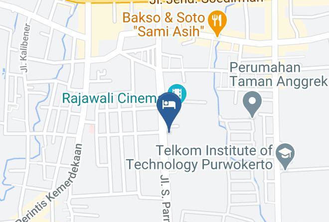 Banyumas Regency - Palapa Hotel Maps