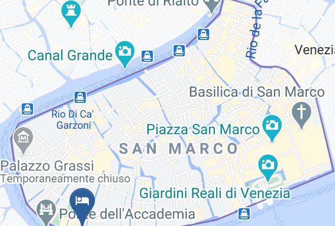 Venice - Palazzetto Pisani Grand Canal Maps
