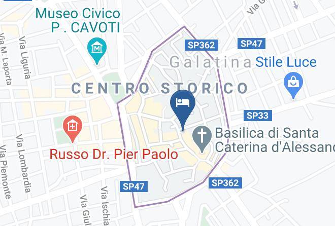 Lecce - Palazzo Baldi Maps