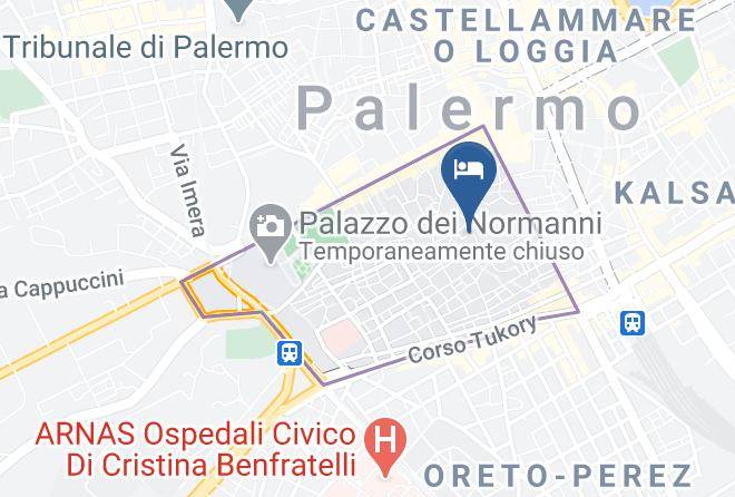 Palermo - Palazzo Brunaccini Maps