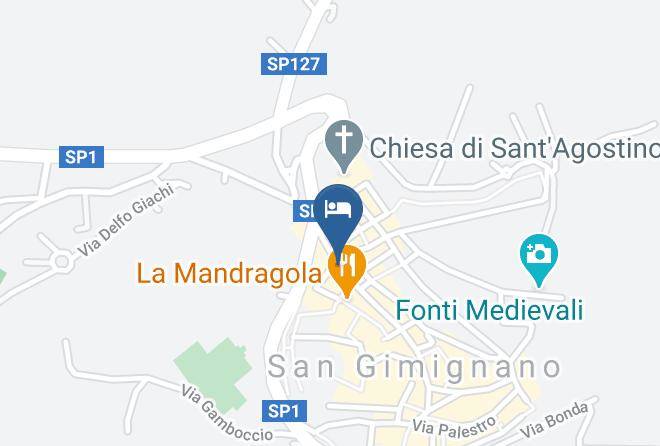 Siena - Palazzo Buonaccorsi Dimora Storica Del 1200 Maps