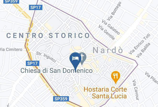 Lecce - Palazzo Cariddi Boutique B And B Maps