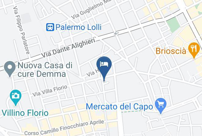 Palermo - Palazzo Cutelli Bed&book Maps