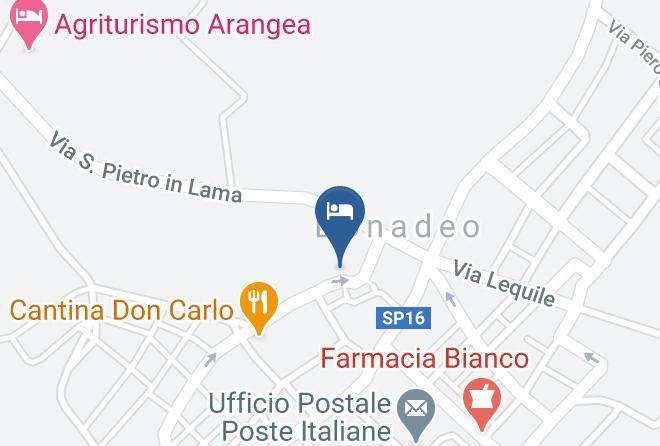 Lecce - Palazzo De Carlo E Il Parco Dei 7 Pozzi Maps