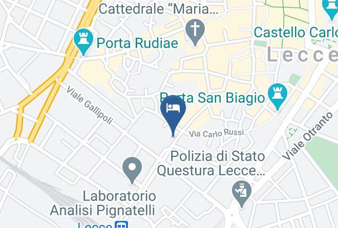 Lecce - Palazzo De Giorgi B&b Lecce Maps