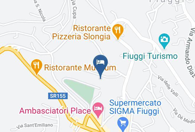 Palazzo Fiuggi Map