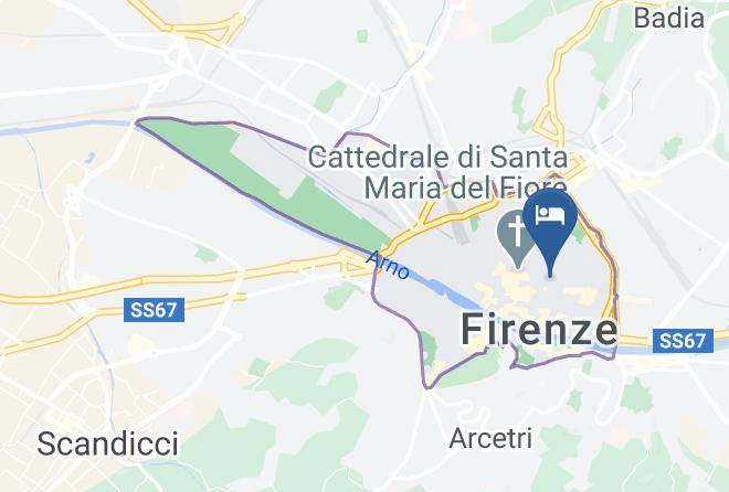 Florence - Palazzo Galletti Florence B&b Maps