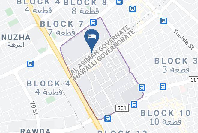 Hawalli - Palazzo Hotel Maps