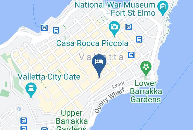 Valletta - Palazzo Jean Parisot Boutique Suites In Valletta Malta Maps