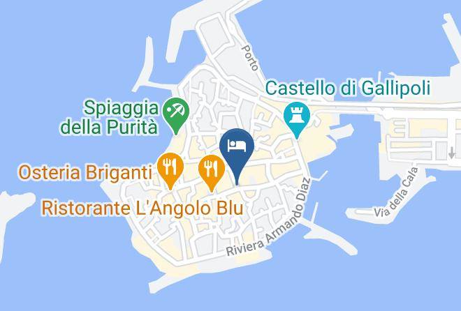 Lecce - B&b Dimora Muzio And Restaurant Maps