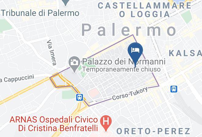 Palermo - Palazzo Oneto Di S Lorenzo Maps