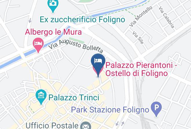 Perugia - Palazzo Pierantoni Ostello Di Foligno Maps