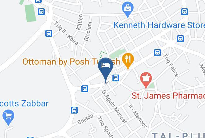 Zabbar - Palazzo Pisani Malta Maps