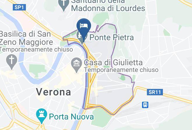 Verona - Palazzo Ponte Pietra Maps