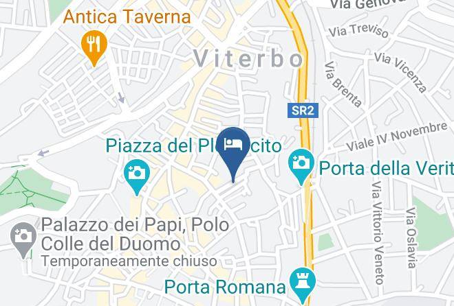 Viterbo - Hotel Palazzo Riario Viterbo Maps