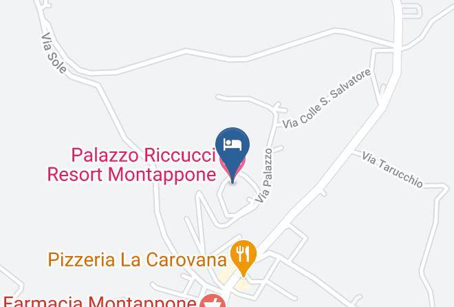 Fermo - Palazzo Riccucci Resort Montappone Maps