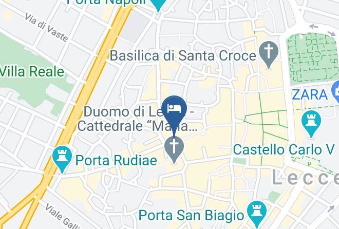Lecce - Palazzo Rollo Maps