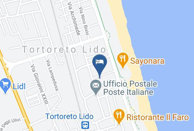 Teramo - Palazzo Sayonara Maps