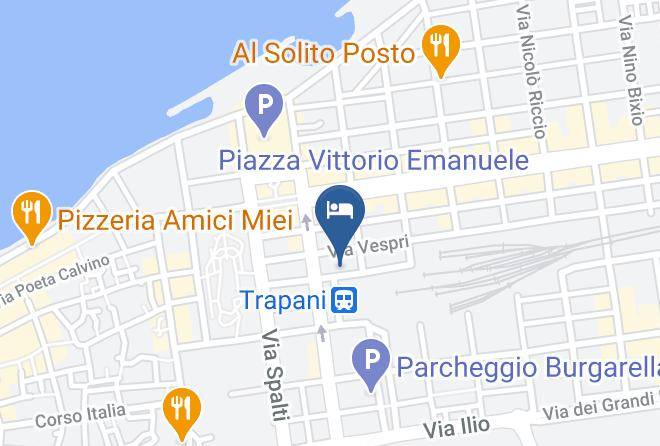 Trapani - Palazzo Serraino Maps