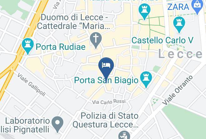 Lecce - Palazzo Tamborino Cezzi Maps