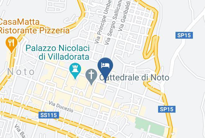 Syracuse - Palazzo Trigona Suite Noto Maps