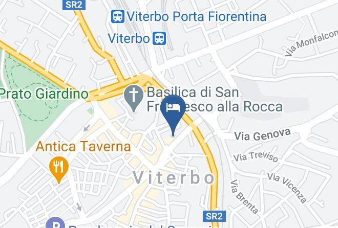 Viterbo - Loft Verdi Holiday Viterbo Maps