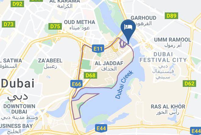 Dubai - Palazzo Versace Dubai At Jaddaf Waterfront Maps