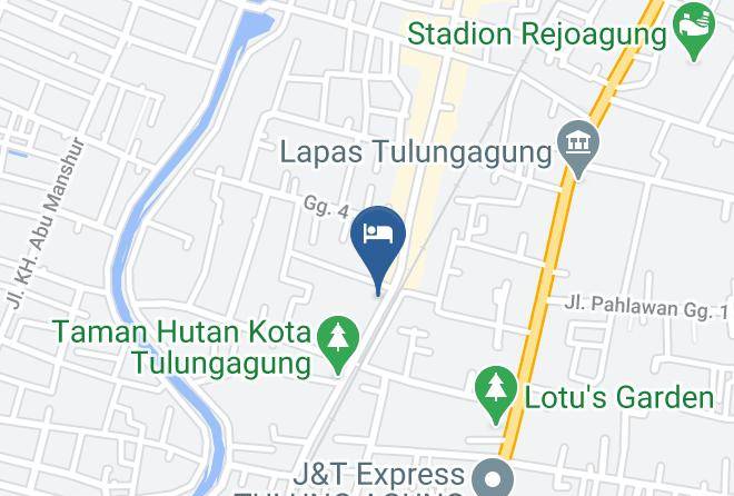 Tulungagung Regency - Palem Garden Hotel Maps