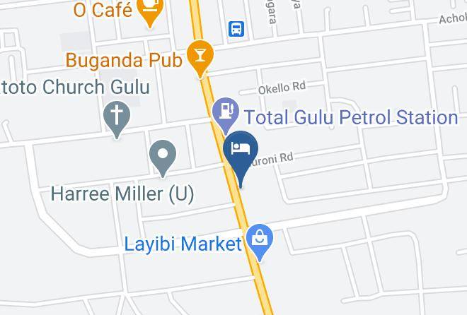 Gulu Municipality - Palema Crown Hotel Maps