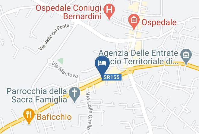 Rome - Palestrina Valmontone B&b Maps