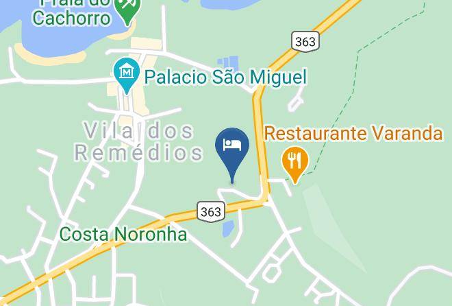 Fernando De Noronha - Palhoca Da Colina Bar E Restaurante Maps