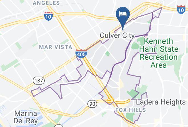 Palihotel Culver City Map