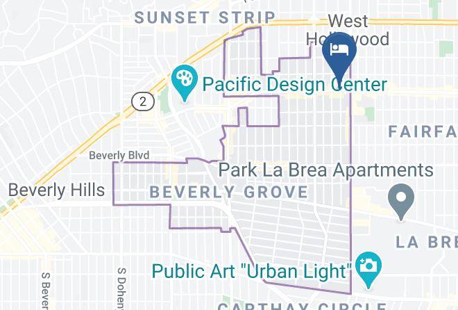 Los Angeles - Palihotel Melrose Avenue Maps