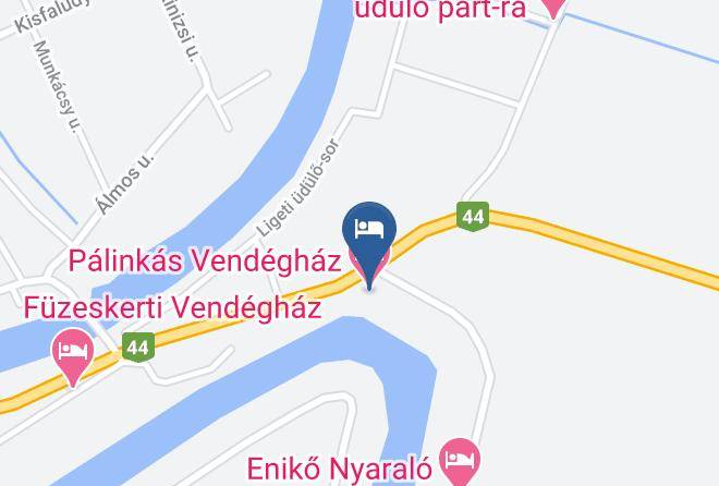 Bekesszentandras - Palinkas Vendeghaz Maps