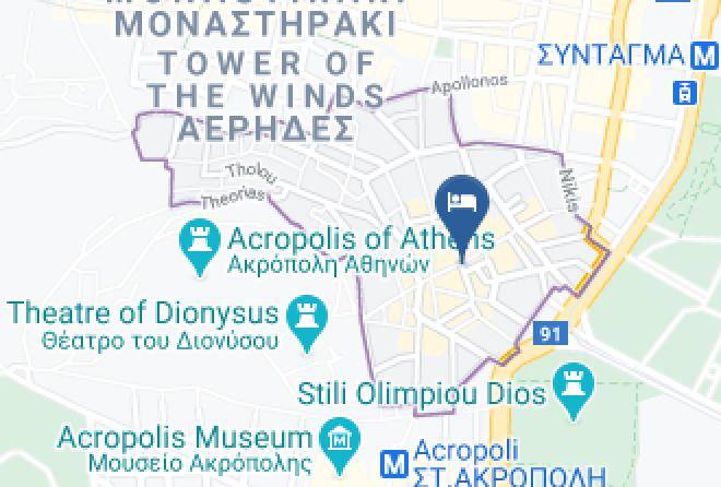 Central Athens - Palladian Home Maps
