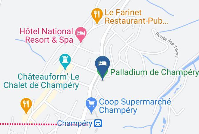Monthey - Palladium De Champery Maps