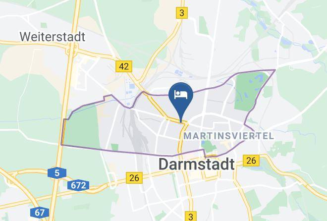 Darmstadt - Pallas Hotel Maps