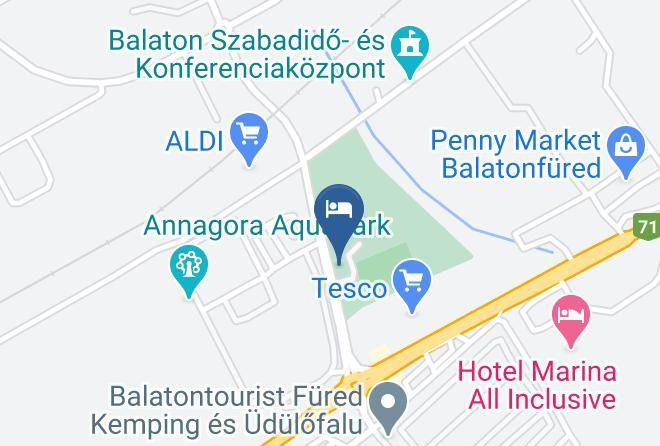Balatonfured - Pallone Hotel Maps