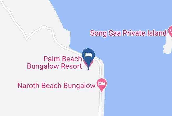 Preah Sihaknuk Town - Palm Beach Bungalow Resort Maps