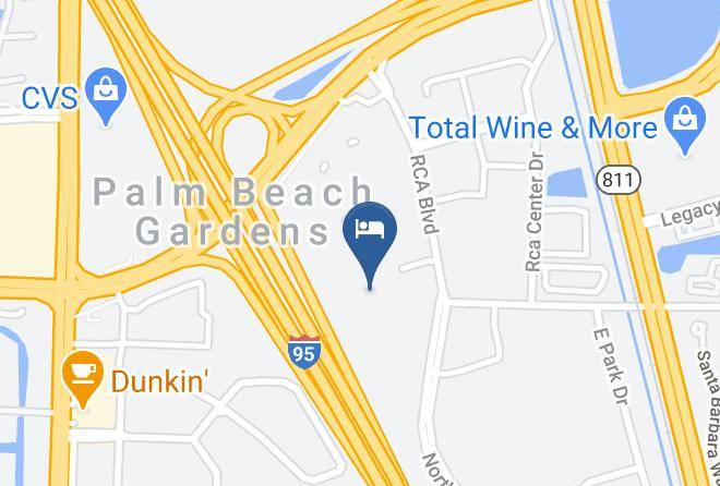 Palm Beach Gardens Marriott Map